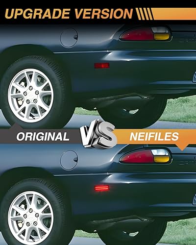 Miniatura 10 de Luz LED blanca de marcador lateral para Chevy Camaro 2010 2011 2012 2013 2014 2015 parachoques delantero trasero parachoques blanco lámparas