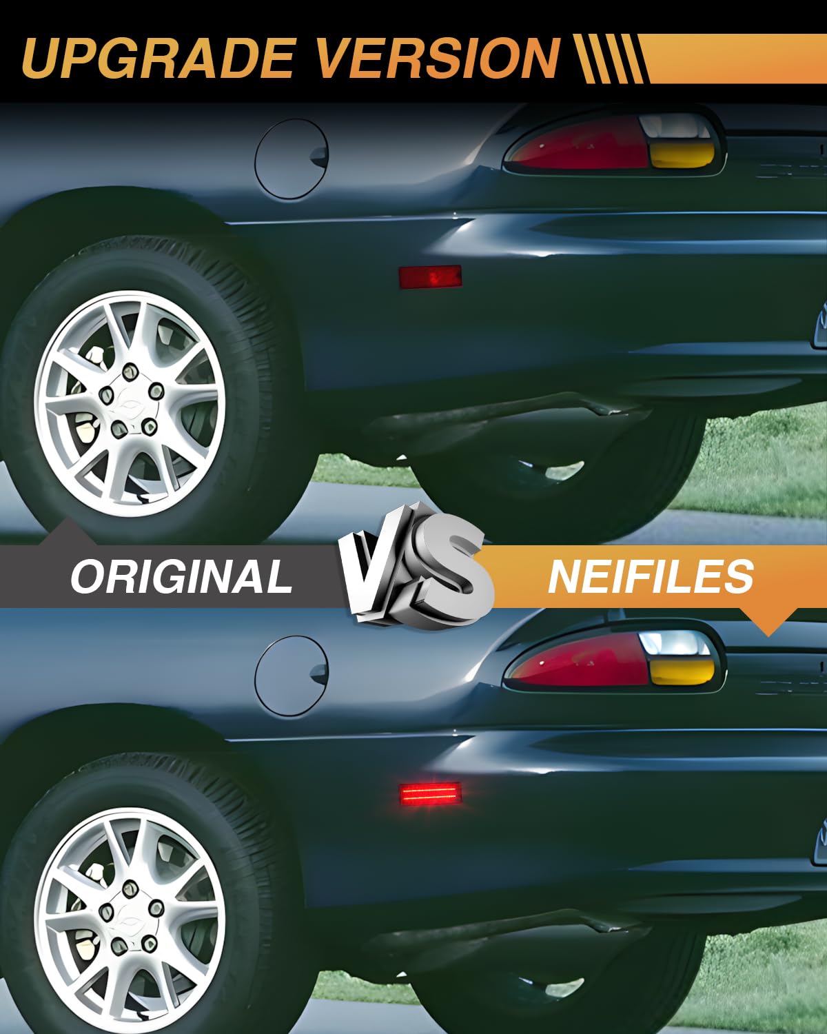 Luces LED De Arcador Lateral Para Parachoques Delantero, Reflectores Blancos Para Chevy Caaro