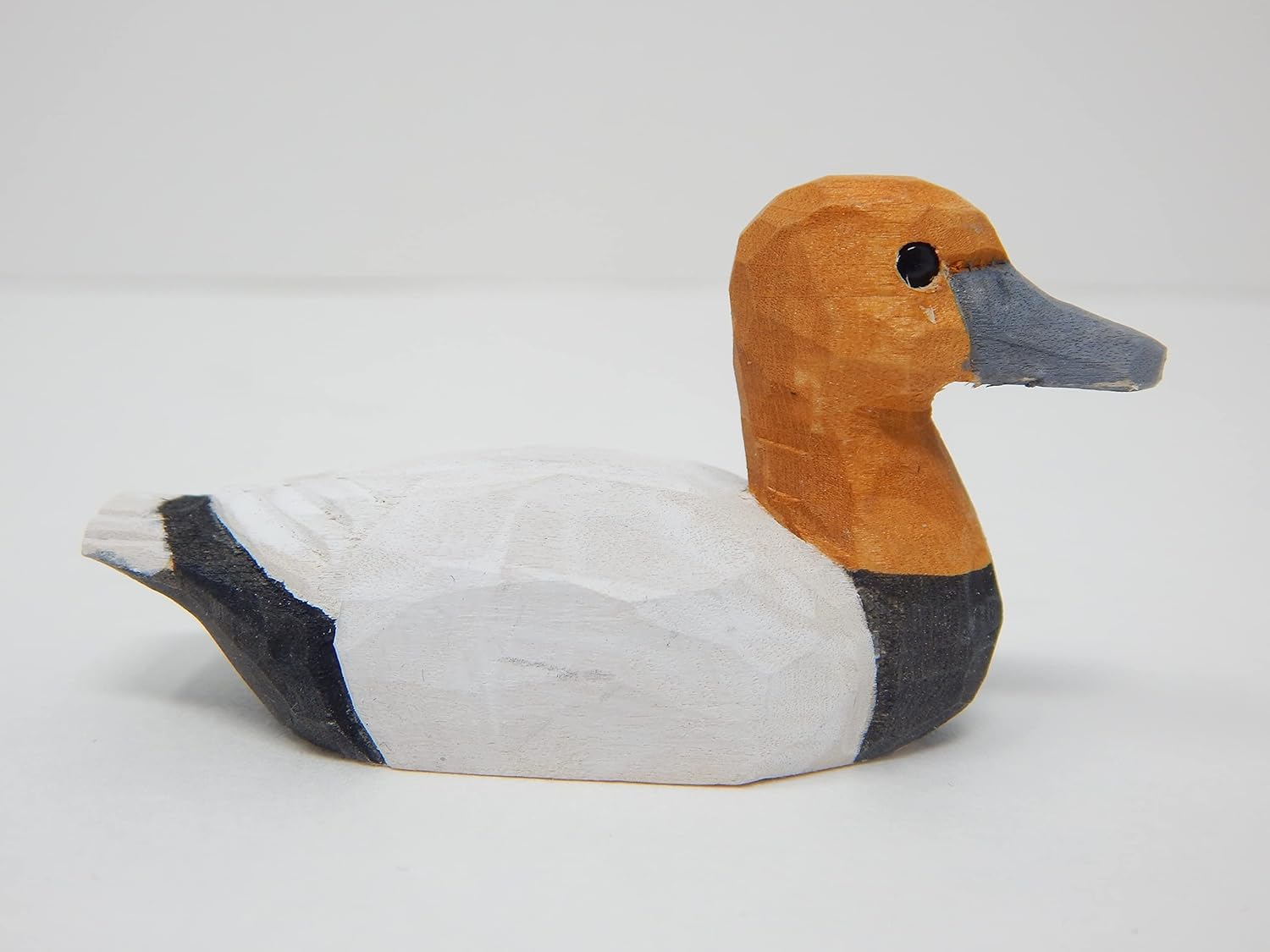 Canada Goose Figurine Decoration Handmade Wooden Statue Duck Art Decoy Carved Bird Geese Branta Small Animal Collectible : Home & Kitchen