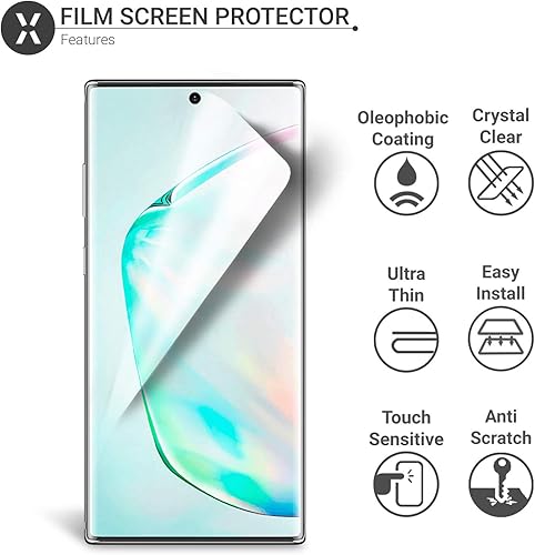 Miniatura 3 de Olixar Protector de pantalla para Samsung Galaxy Note 10 Plus, película  Protección fiable, compatible con características del dispositivo  Guía de