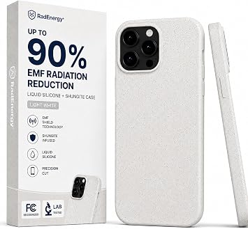 EMF Protection Anti Radiation Case for iPhone 15 Pro Max, Beige