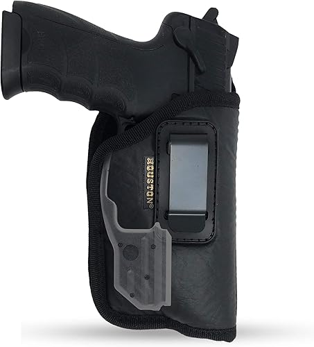 Miniatura 1 de IWB - Funda para pistola de Houston  Material suave de cuero ecológico  Se adapta a la mayoría de tamaños completos, como SIG P365 XL, XDM, Glock