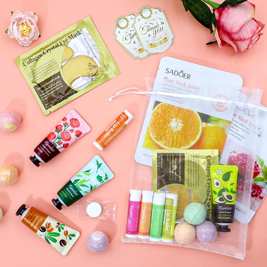 128-Piece Spa Party Supplies Kit for Girls