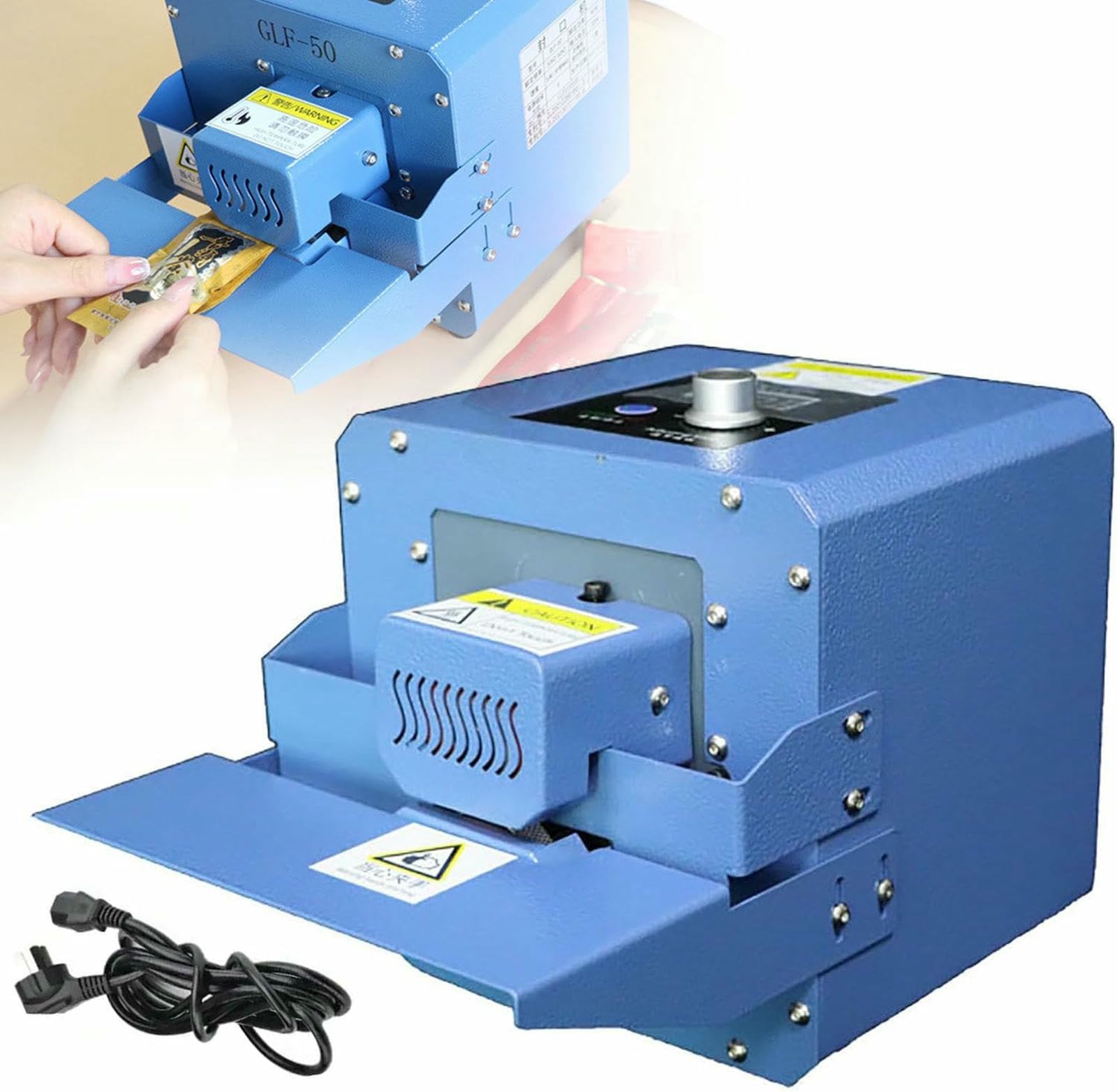 Machine De Scellant À Bande Continue, Machine De Scellant À Bande Continue avec Contrôle De Température Numérique, pour Sac en Papier, Sac en Papier Kraft