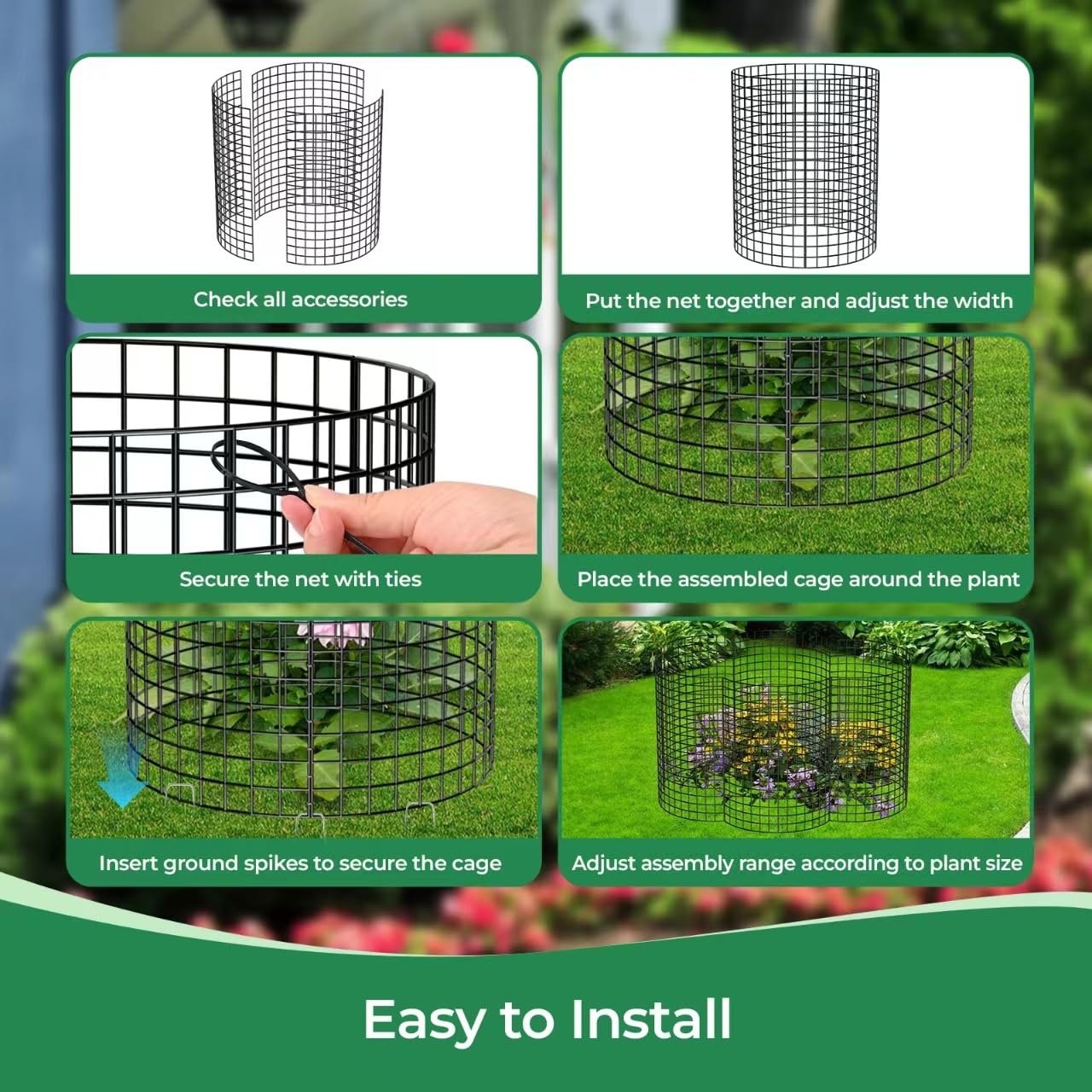 Protector De Tronco De árbol De Metal - Malla Expandible, Hierro Resistente, Para Jardín Y Patio
