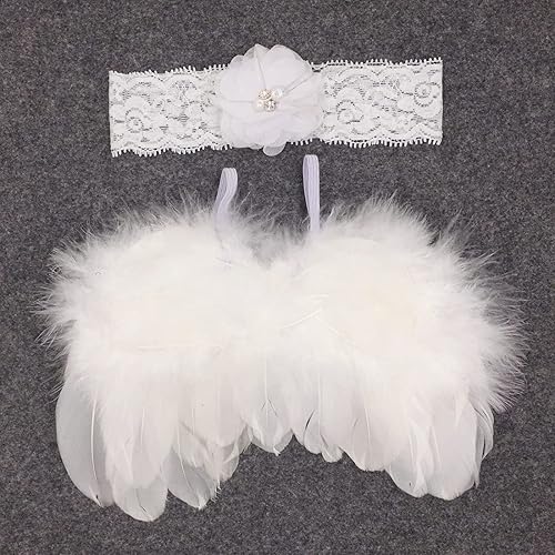 Miniatura 2 de Juego de alas de plumas de ángel para bebé recién nacido