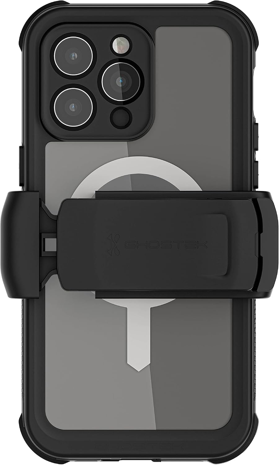 Ghostek NAUTICAL Waterproof iPhone 14 Pro Max Case with Belt Clip, Screen Protector