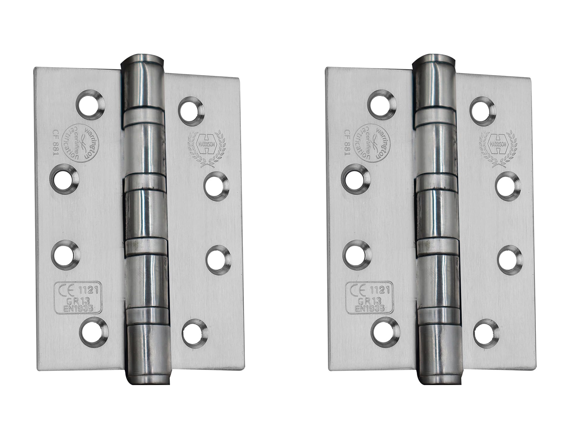 Harrison 4-Inch Satin Nickel Stainless Steel Ball Bearing Door Butt Hinges 1575 - Smooth Movement Hinge for Door - Pack of 2 (B0DBQ17P4C) Amazon Price History, Amazon Price Tracker