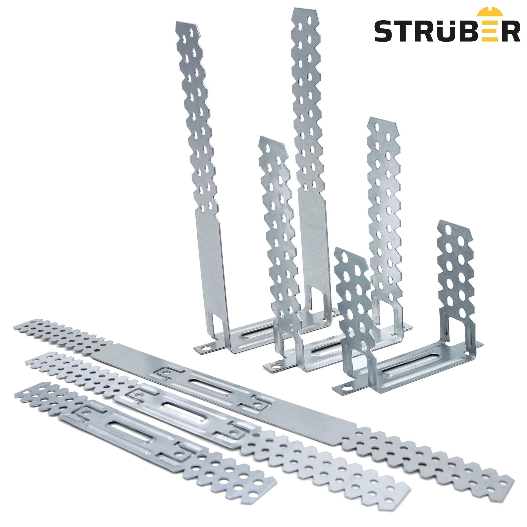 Direktabhänger Für Trockenbau – 100 Stück, 225 Mm Länge, 0,8 Mm Stahl Verzinkt, Für CD-Profile