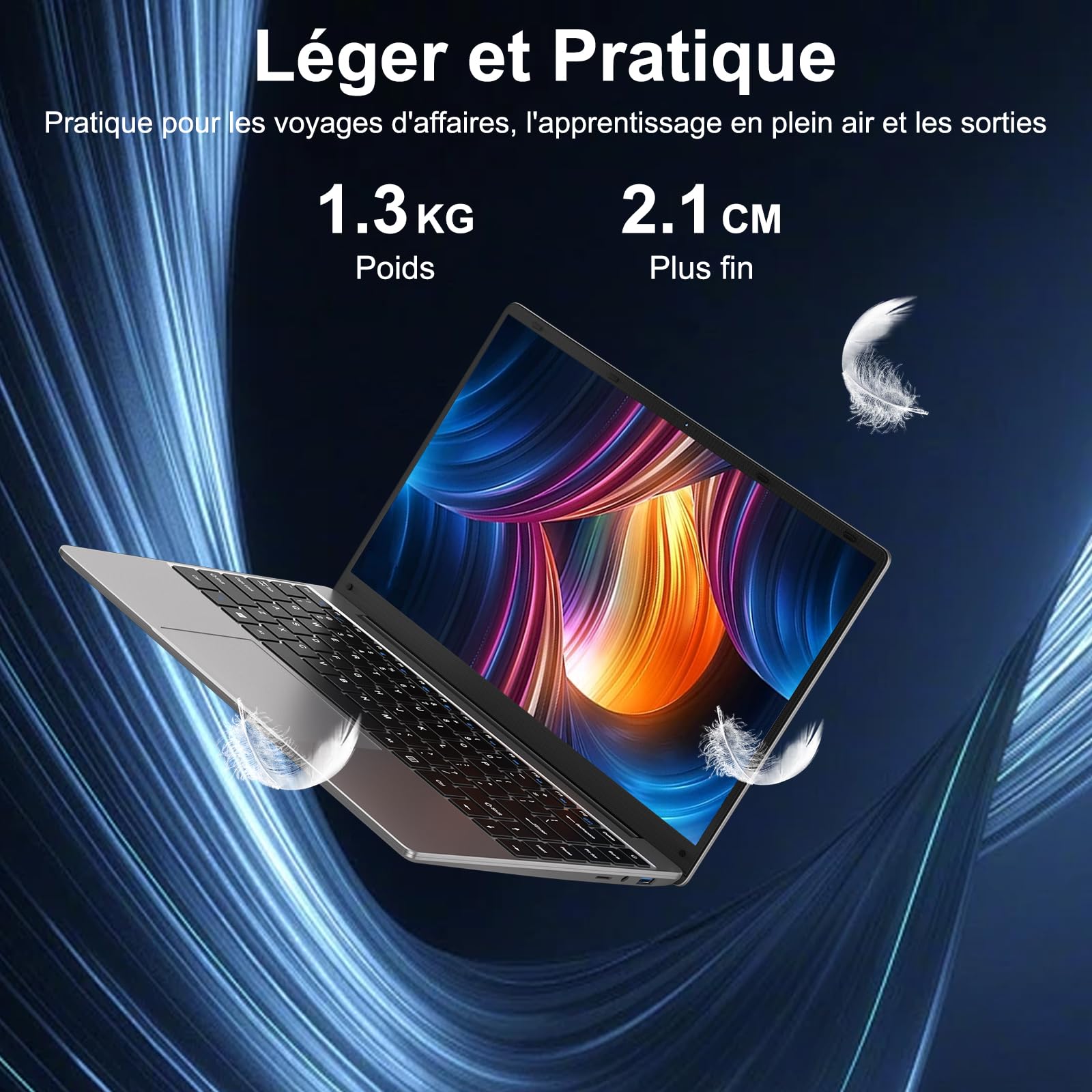 bvate 2025 Newest PC Portatile 14 Pollici Laptop Win 11 256 GB ROM Celeron N4020 2.4G+5G WiFi upto 2.8 GHz Supporta l'espansione SSD 1TB 4.2 USB HDMI Tastiera Italiana Membrana Mouse Senza Fili-Gray