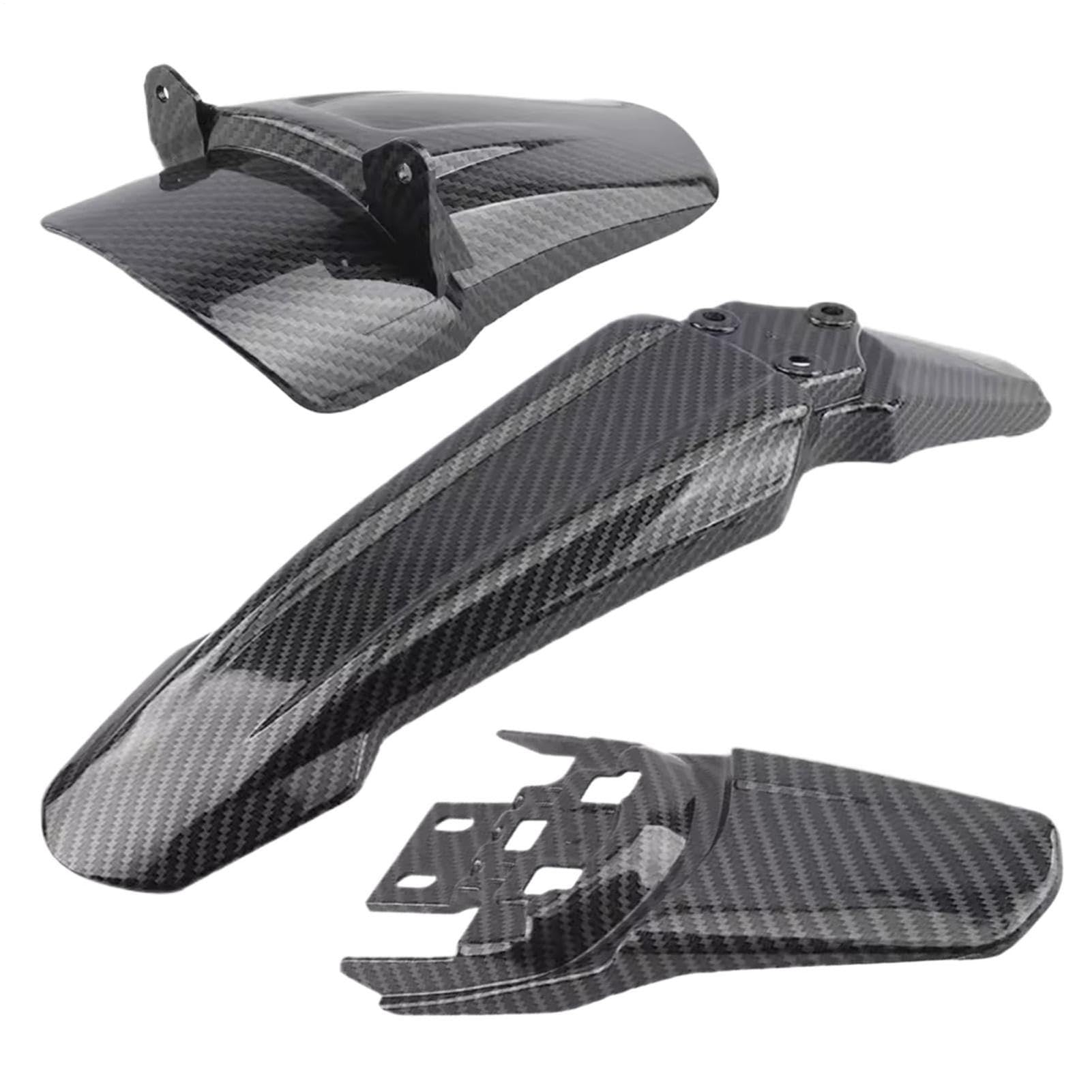 Parafango Moto Fibra Di Carbonio Leggera | Parafango Anteriore Moto Progettato Per Avventure, Officine, Meccanici , Pendolarismo , Touring E Guida Per Tutte Le