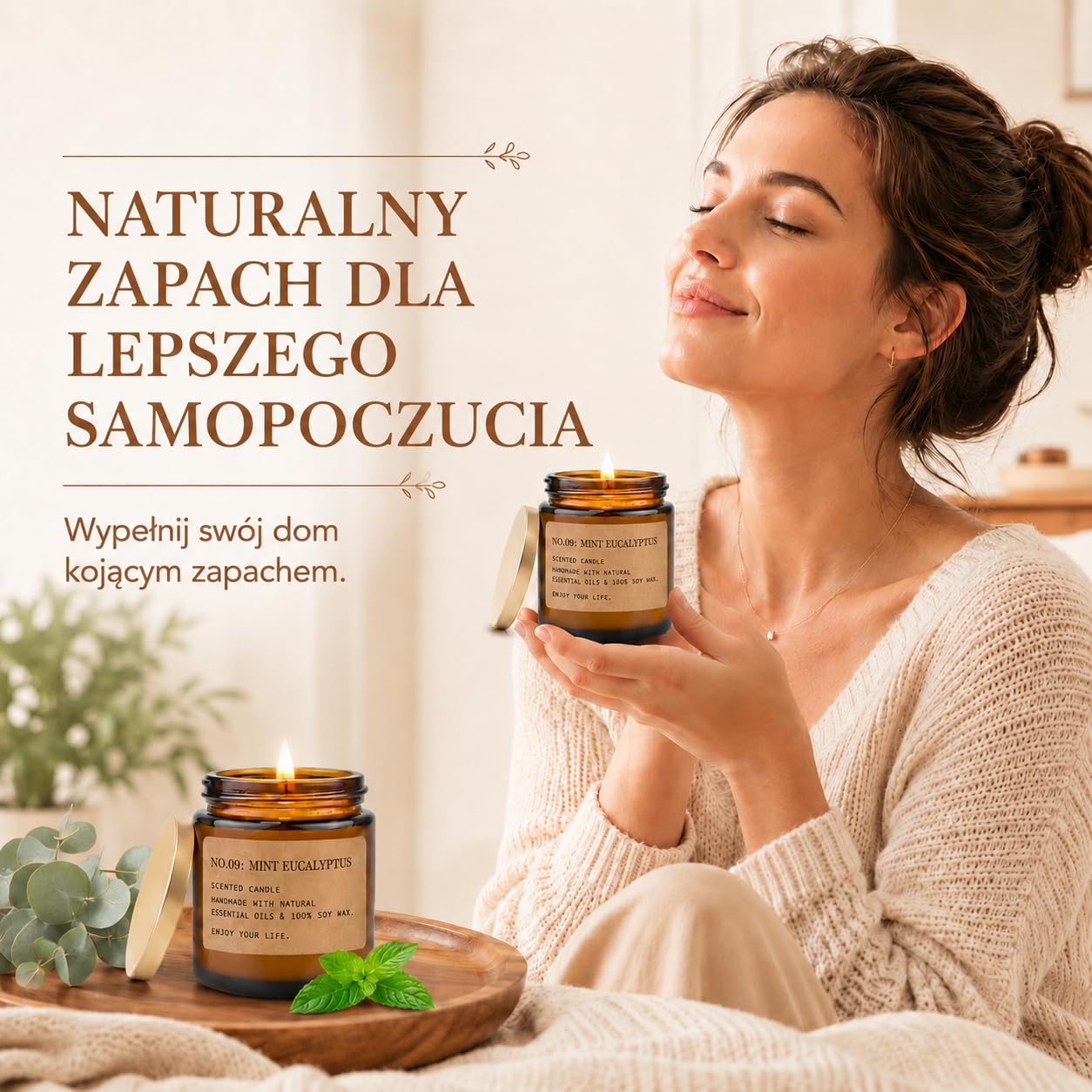 Zestaw upominkowy świec zapachowych dla kobiet, 12 szt. świec zapachowych, świeca z wosku sojowego, duże świece w szkle, zestaw upominkowy dla mamy, na Boże Narodzenie, urodziny, do kąpieli, jogi