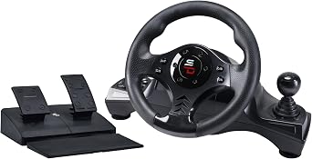 Subsonic Superdrive - GS750 Drive Pro steering wheel with pedals, paddles, shifter and vibration for Xbox Serie X/S, PS4, Xbox One, PC programmable for all games