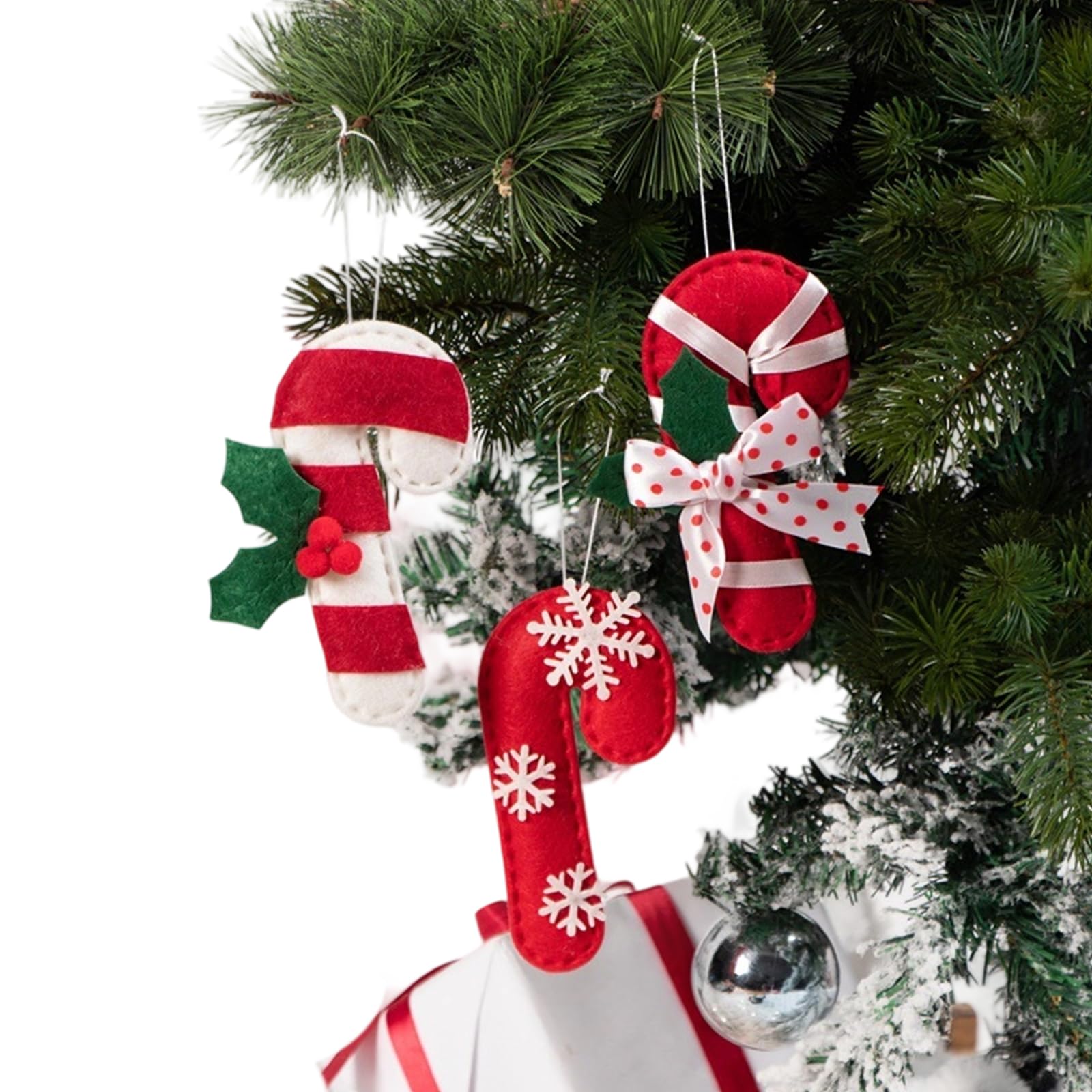 Carotoe Style2 Christmas Tree Decoration Cartoon Fabric Character Hanging Ornament For Door Handle Mantels Holiday Party Centerpieces Christmas Party Hanging Decorations