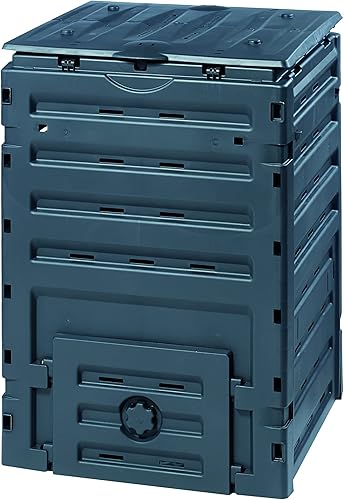 Exaco 628001-NP Eco Master - Contenedor de compostaje de 120 galones, color negro