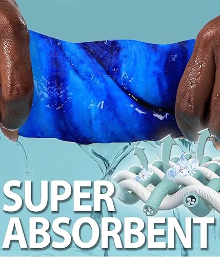 Miniatura 3 de Toalla de playa de microfibra de secado rápido, ligera, sin arena, extra grande, accesorios de toalla extra grande para viajes, artículos