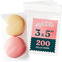 Vista 1 de Bolsa de celofán, 200 unidades (Manualidades y artesanía)