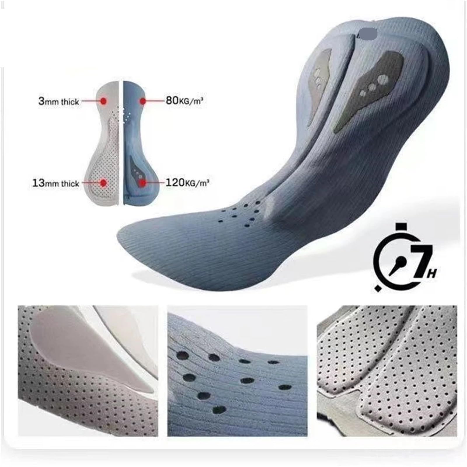Cycling Bib Shorts Hombre Cojín for asiento de bicicleta, pantalones con peto térmico de lana for ciclismo, pantalones con almohadilla de Gel for mantener el calor, a prueba de golpes, for invierno(Cy