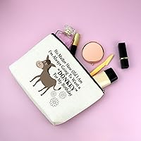 Amazon.com: Mxrymvu Donkey Themed Gifts Makeup Bag Crazy Donkey