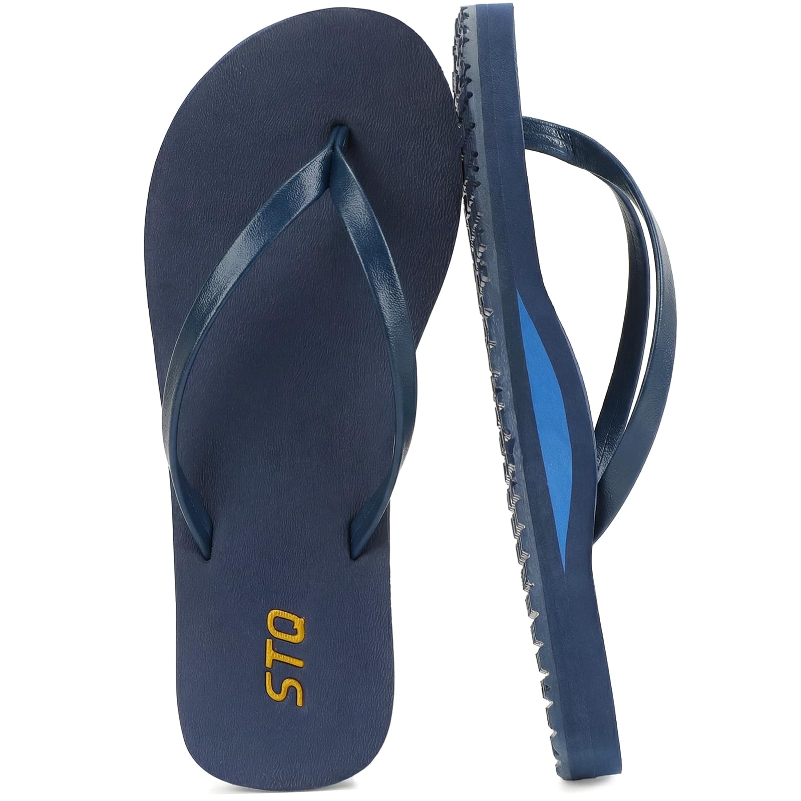STQ Flip Flops for Women Arch Support Summer Beach with Non Slip Sole