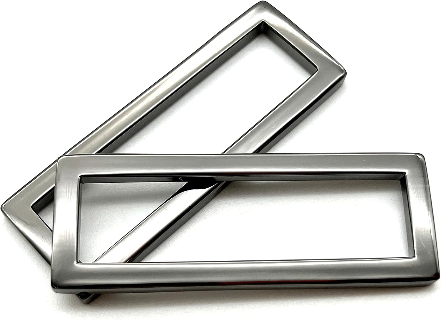 Rectangle ring 2" / 50mm zinc alloying for buckle straps bags belt purse hardware making,bag replacement Gunmetal U18