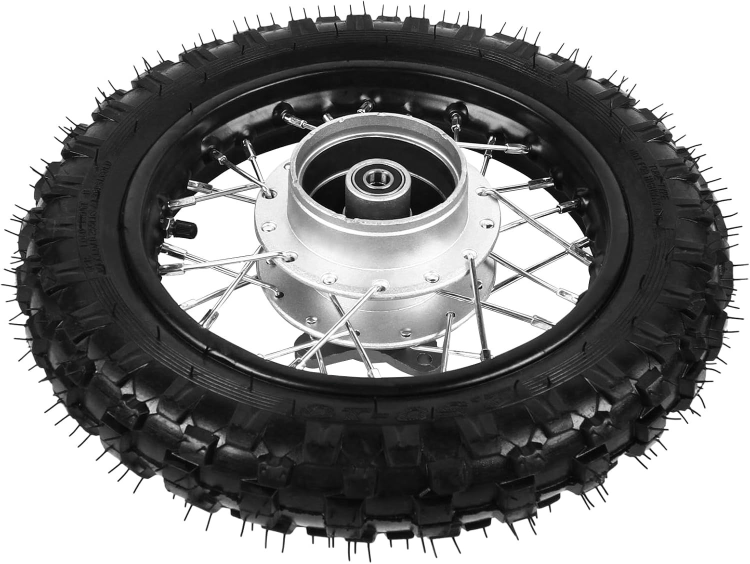 10in Rear Wheel 2.50-10 Rim Tire Assembly for Dirt Bike Pit Bike Monkey Bike 50cc-100cc