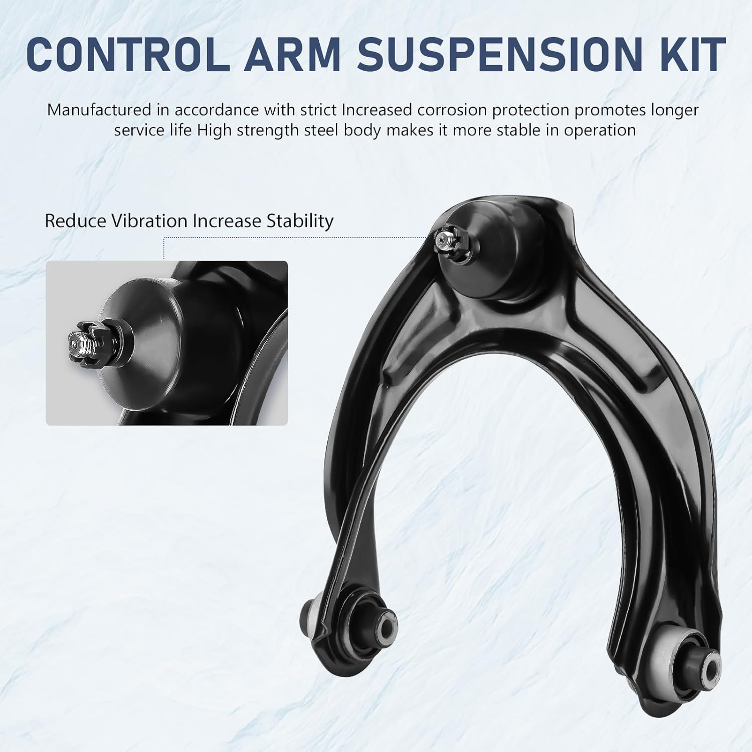 2Pcs Front Left Right Upper Control Arm and Ball Joint Assembly Fit for Honda Accord 2008-2012 Acura TL TSX 2009-2014 Replace K620614 K620615