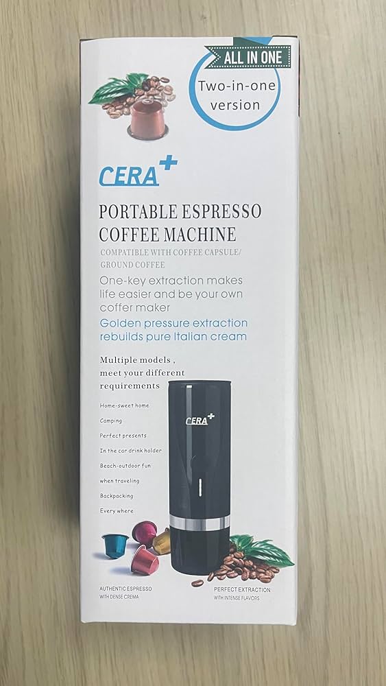 CERA+ポータブルエスプレッソメーカー 充電充電式コーヒーメーカー しろ Amazon.co.jp: CERA+ポータブルエスプレッソメーカー非加熱