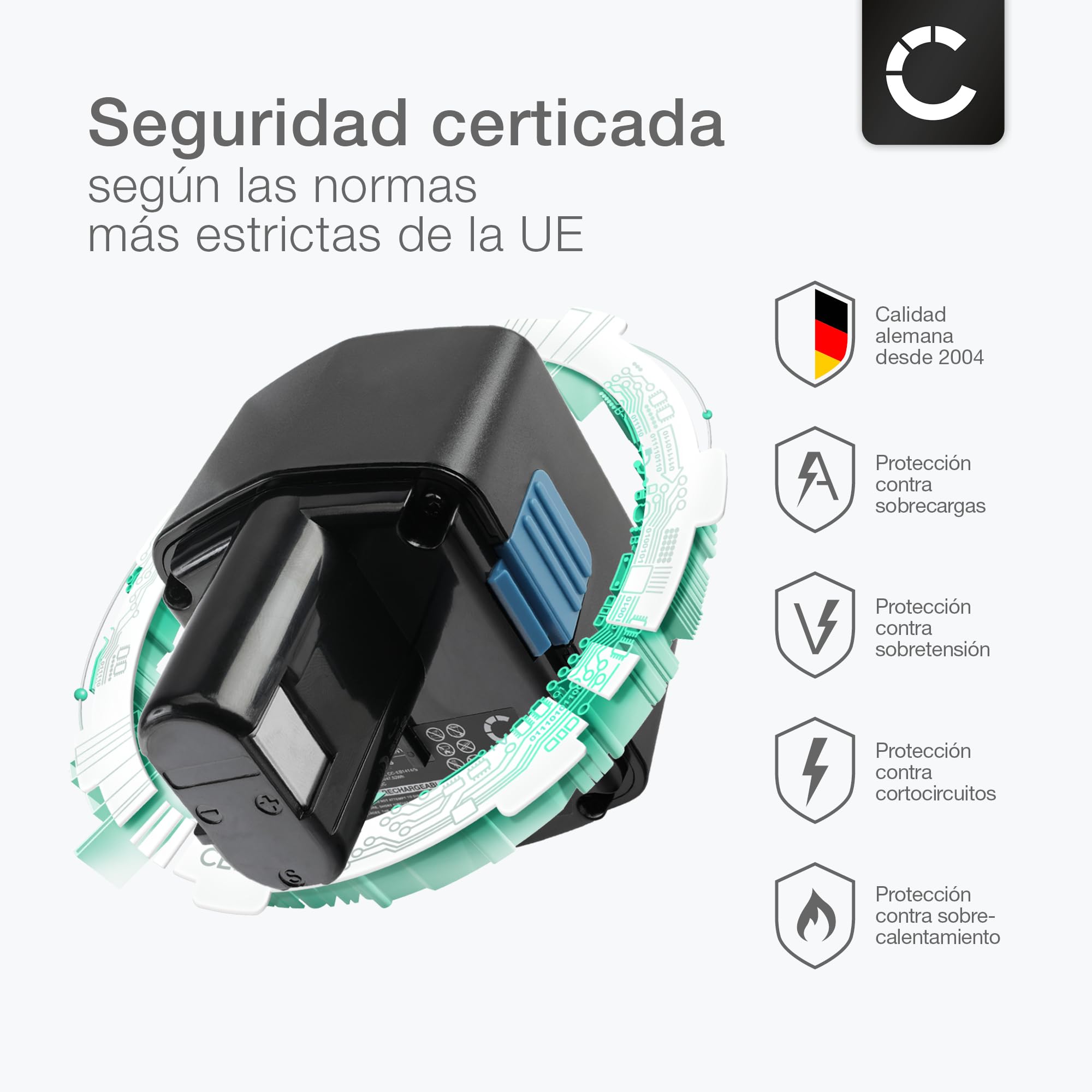 CELLONIC 1x Batería Compatible con Hitachi 315128, 315130, 324367 | 1x, (3300mAh-14.4V-NiMH), Herramienta Batería, para Hitachi 319104, 319933, 315129, UB 18DL, DH 14DL, UB 18D, DS 14DMR, C-2