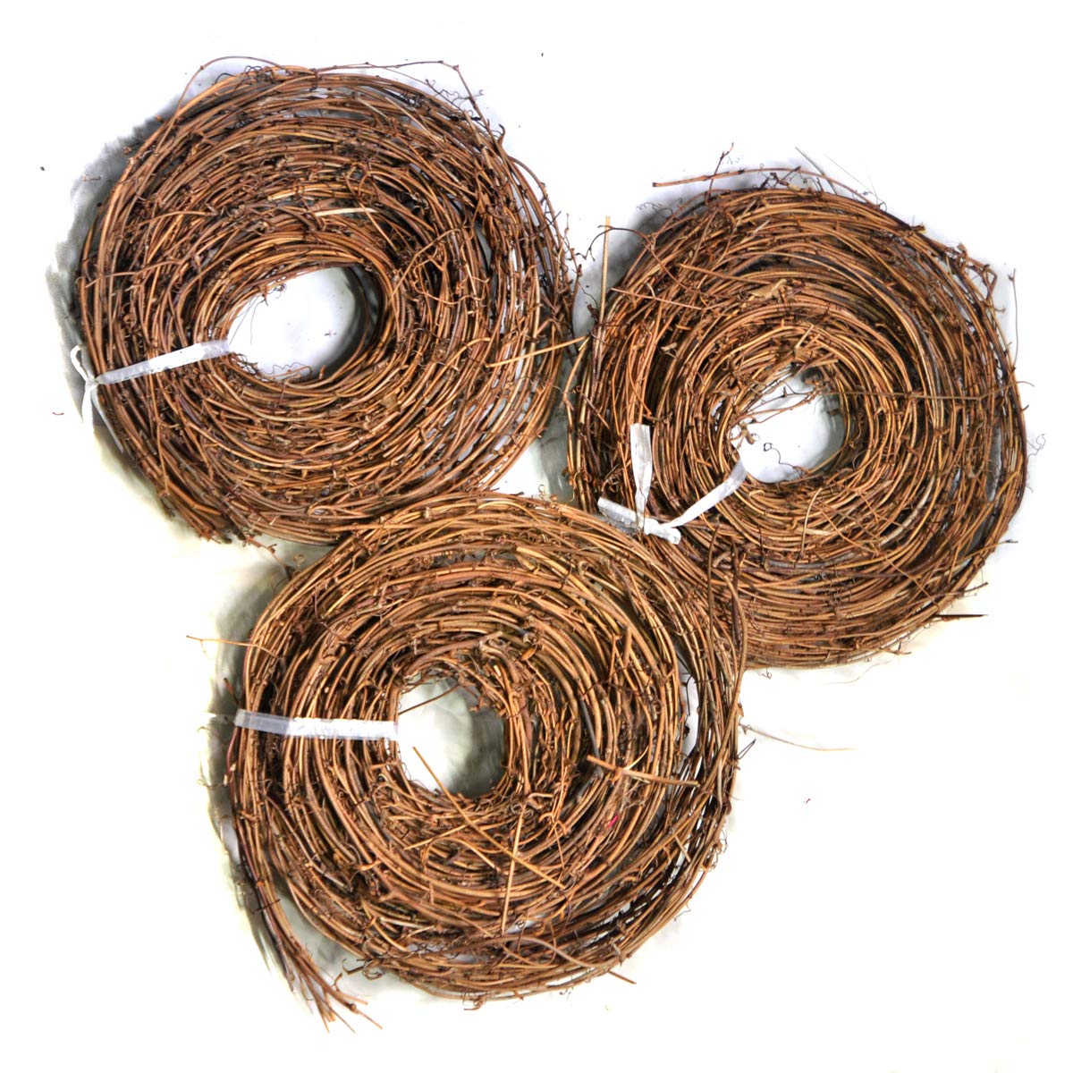 DIY Crafts Natural Grapevine Twig Garland Wreaths Decor 15-Feet （3-Pack）