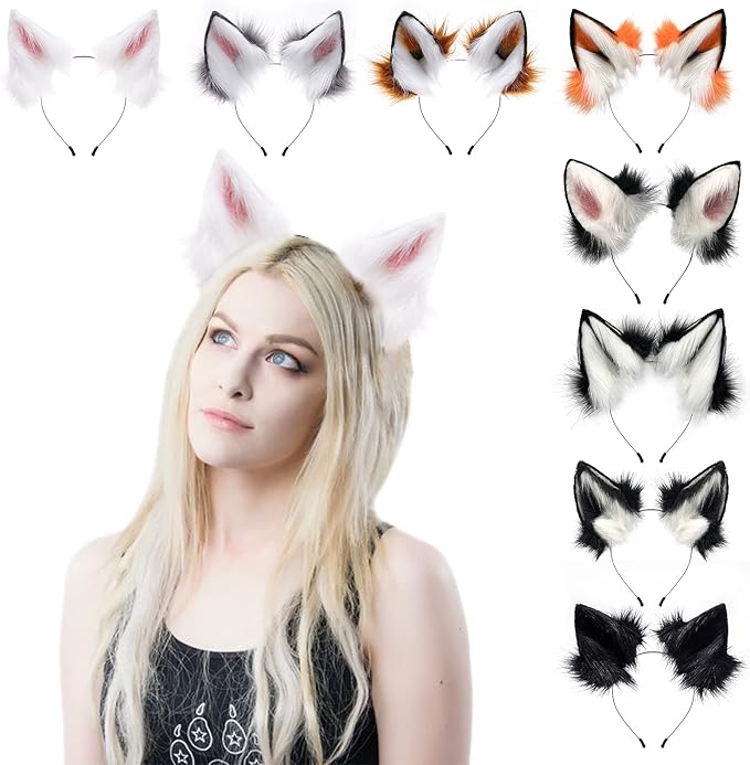 Handgemaakte Oren Hoofdbanden Dier Hoofddeksels Halloween Cosplay