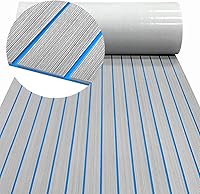 Vista 8 de Alfombra de espuma EVA para cubierta de 94 x 45/35/16 de teca sintética, antideslizante, autoadhesiva, tapete de espuma para lanchas de motor