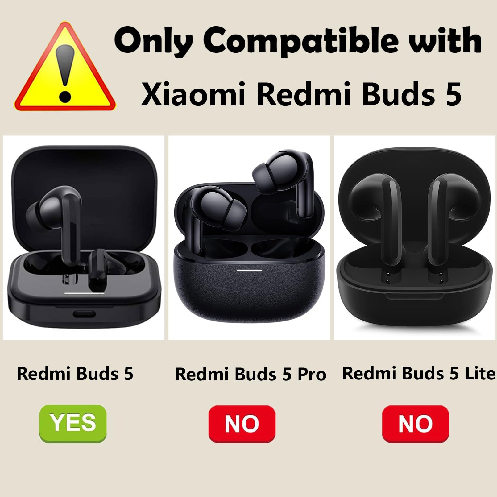 YAODLE Funda Compatible Con Xiaomi Redmi Buds 6, Funda Suave A Prueba De Golpes, Con Mosquetón, Antihuellas, Antiabrasión (blanco