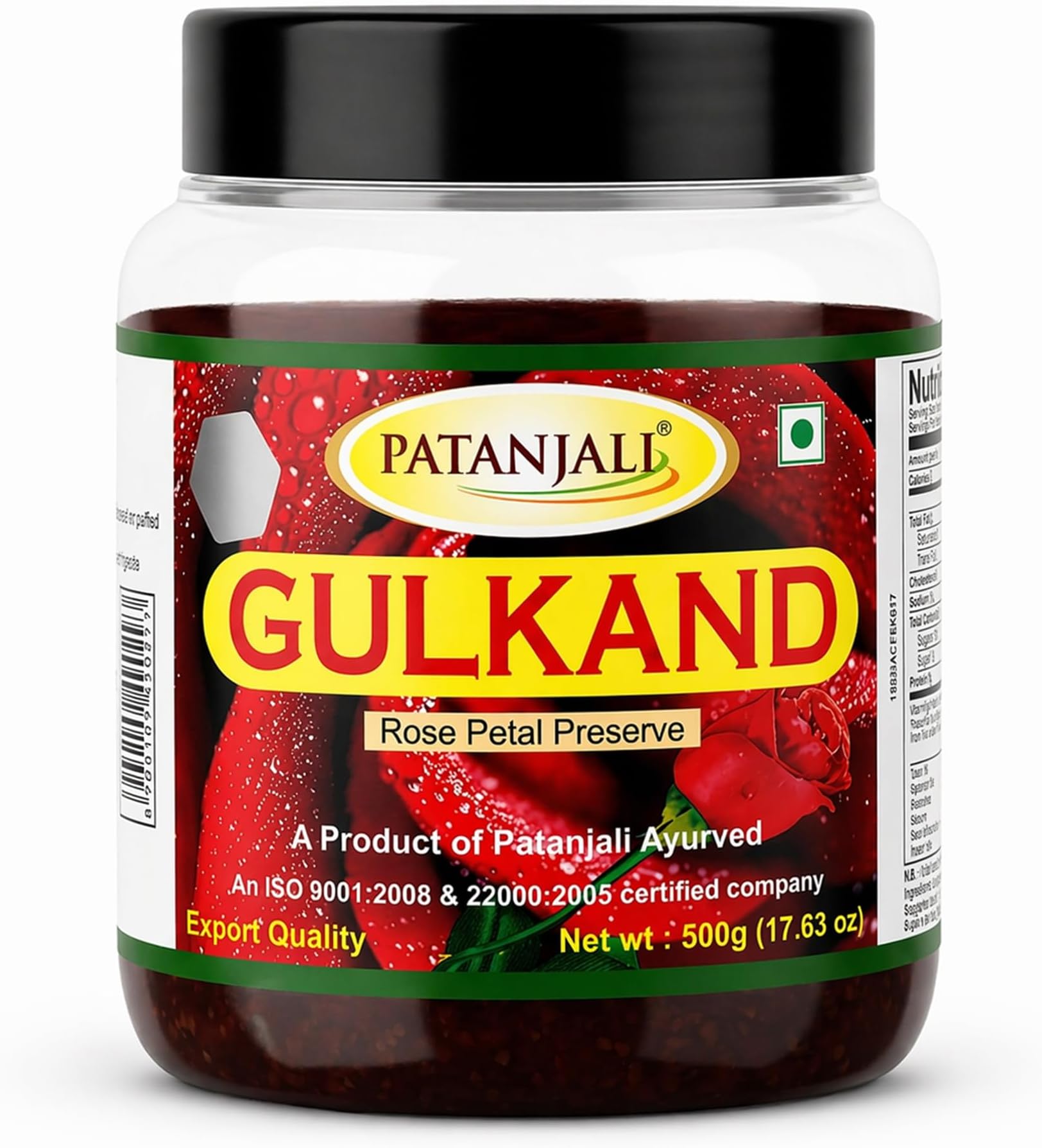 Patanjali Gulkand (Rose Petal Preserve) 500 gmSweet Preserve Made from Rose Petals