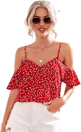 cold shoulder boho tops