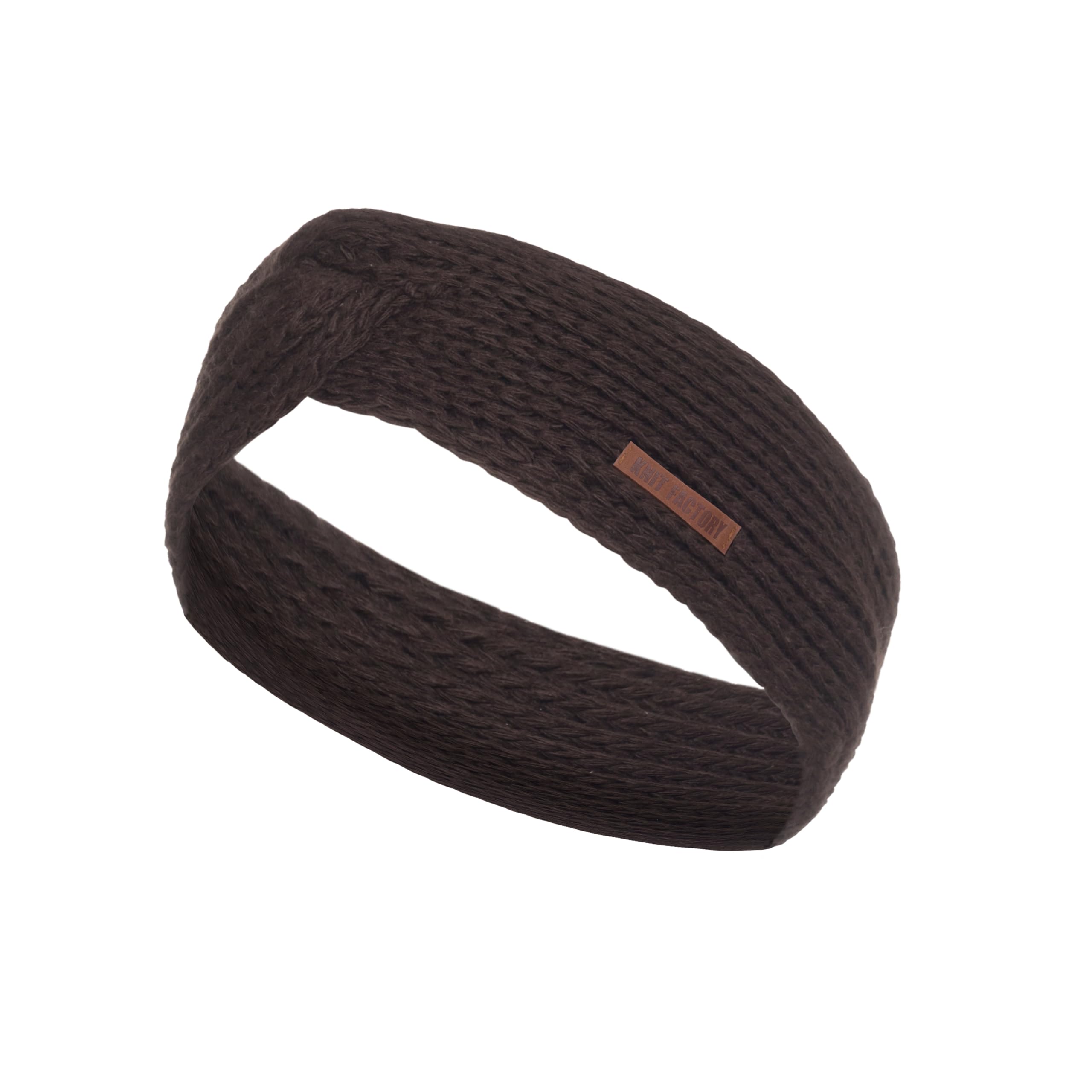Knit Factory - Joy Headband - Dark Brown - One Size