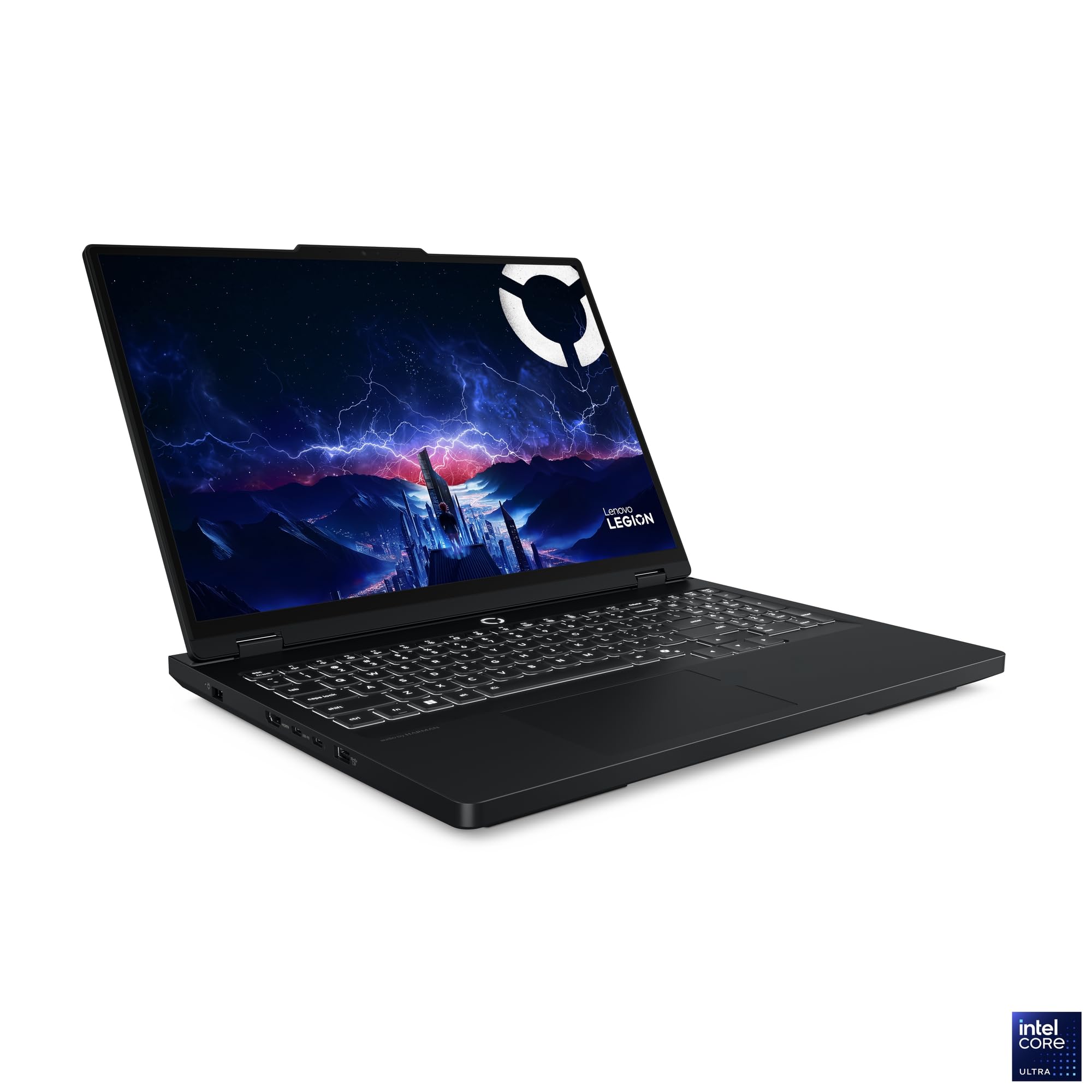 Lenovo Legion Pro 5 16IAX10H - Ordinateur Portable Gaming 16'' OLED WQXGA 165Hz (Intel Ultra 7 255HX, RAM 32Go, SSD 1To, NVIDIA RTX 5070 8GB, Windows 11) Clavier rétroéclairé en Blanc AZERTY - Noir