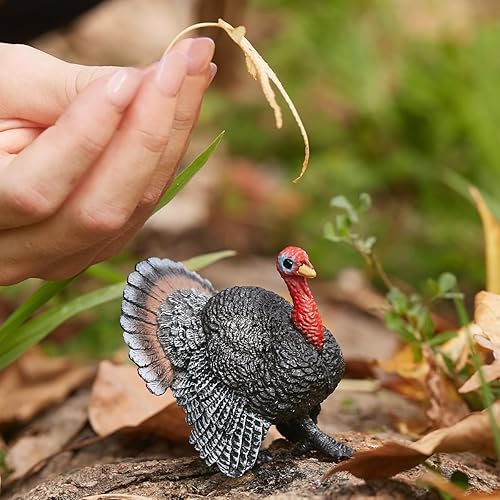 Miniatura 2 de Schleich Farm World, juguetes de animales de granja para niños y niñas, juguetes realistas de pájaros, figura de juguete de pavo