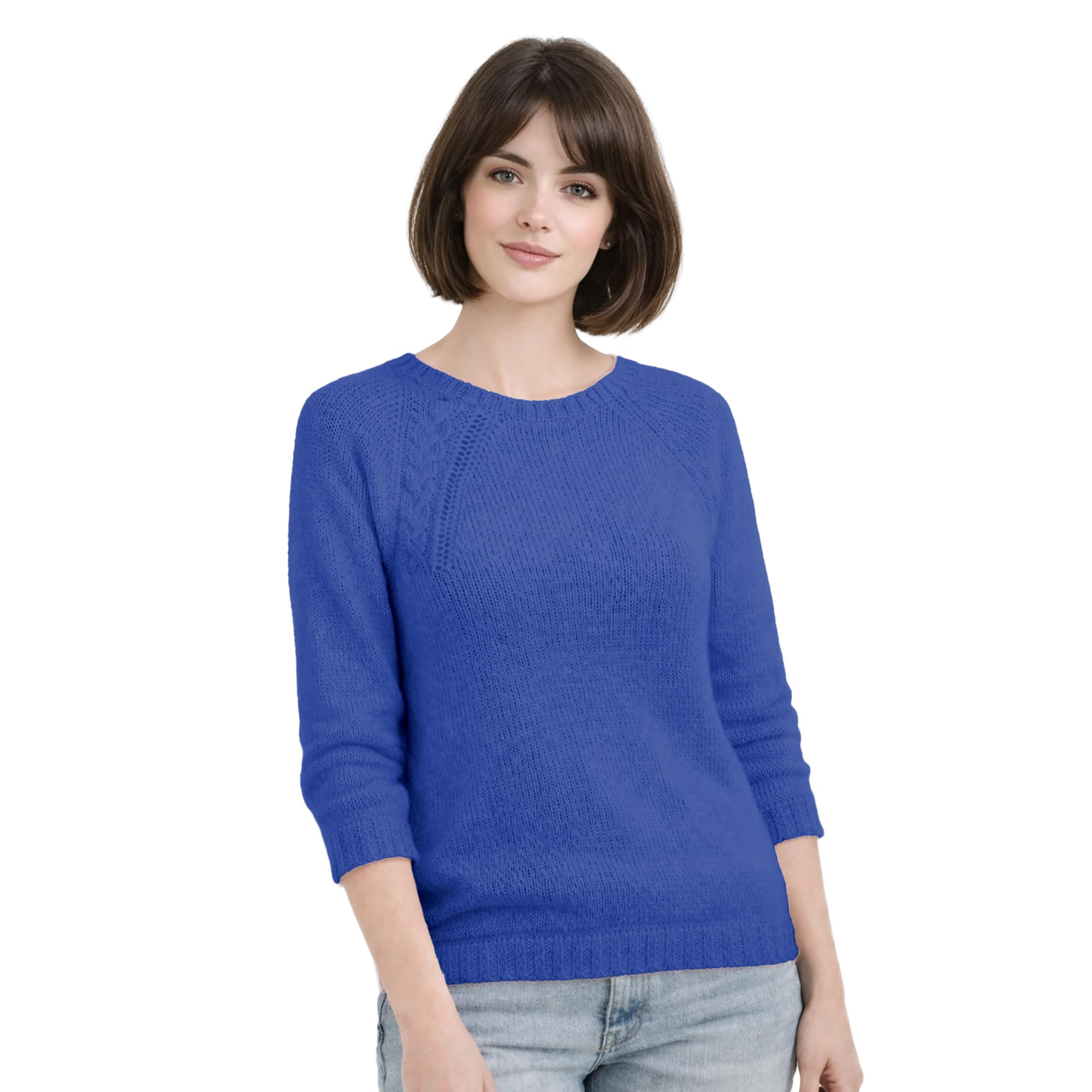 5 Gomitoli 100% Cashmere Lana Gatto Prestige Linea Luxury per lavoro a maglia e uncinetto, 125 gr. 375 mt (Blu - 13993, 5)