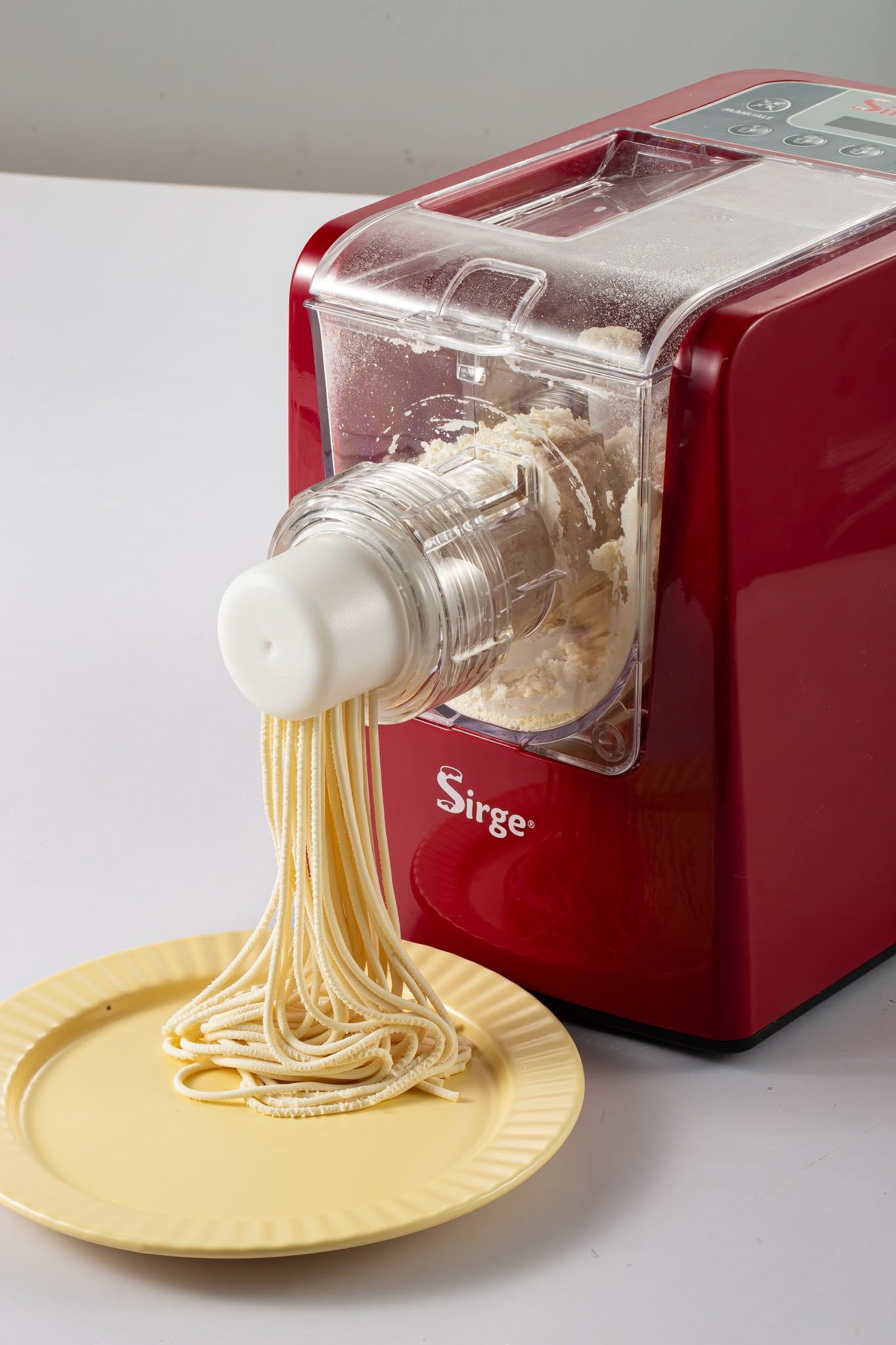 Sirge PASTAMAG44 Macchina per la Pasta 300 Watt - 44 Trafile - 900gr di pasta ad Estrusione VERTICALE [NON ATTACCA] OMAGGIO KIT RAVIOLI