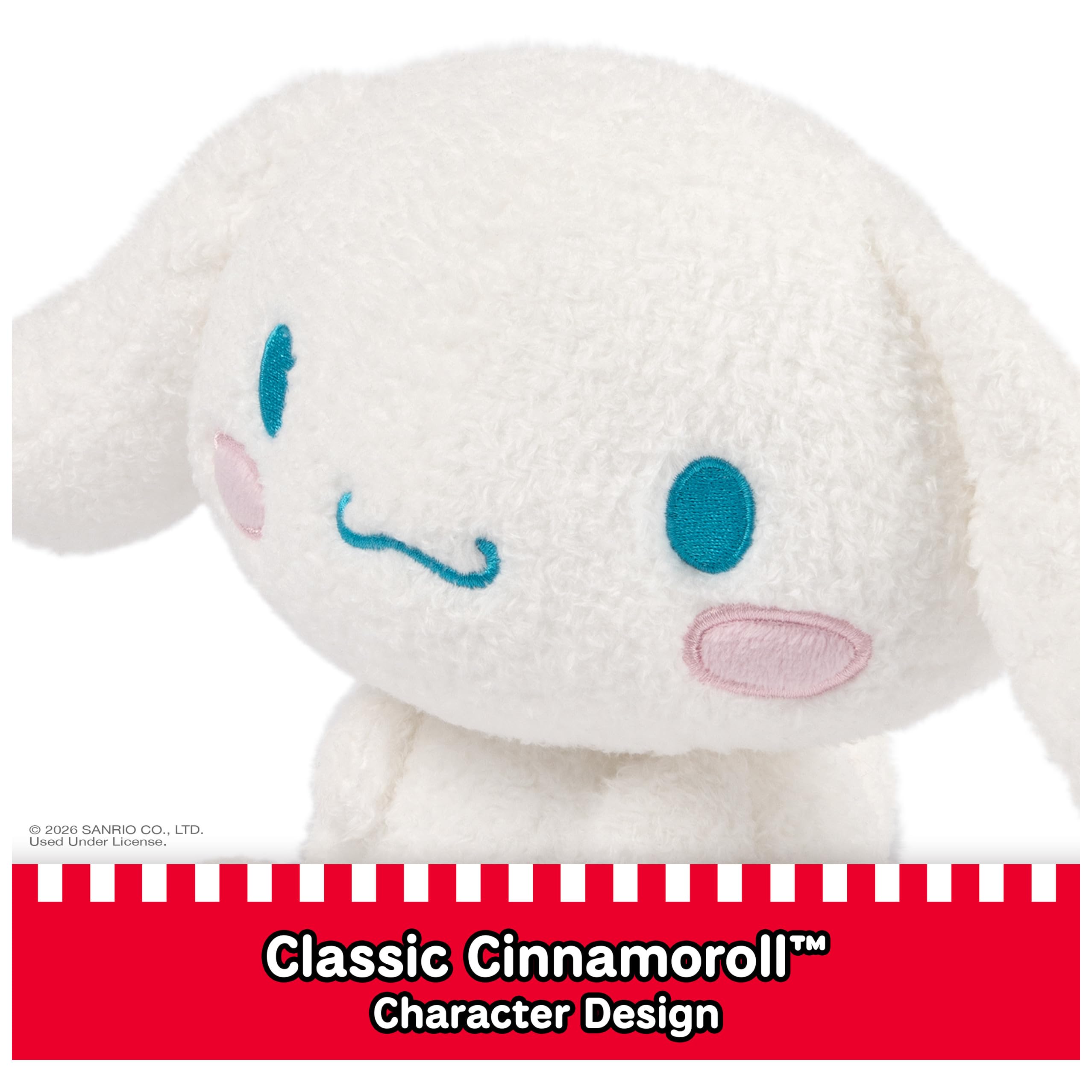 GUND Sanrio Cinnamoroll pluszak, wypchane zwierzę premium dla dzieci od 1 roku życia, 15 cm, biały
