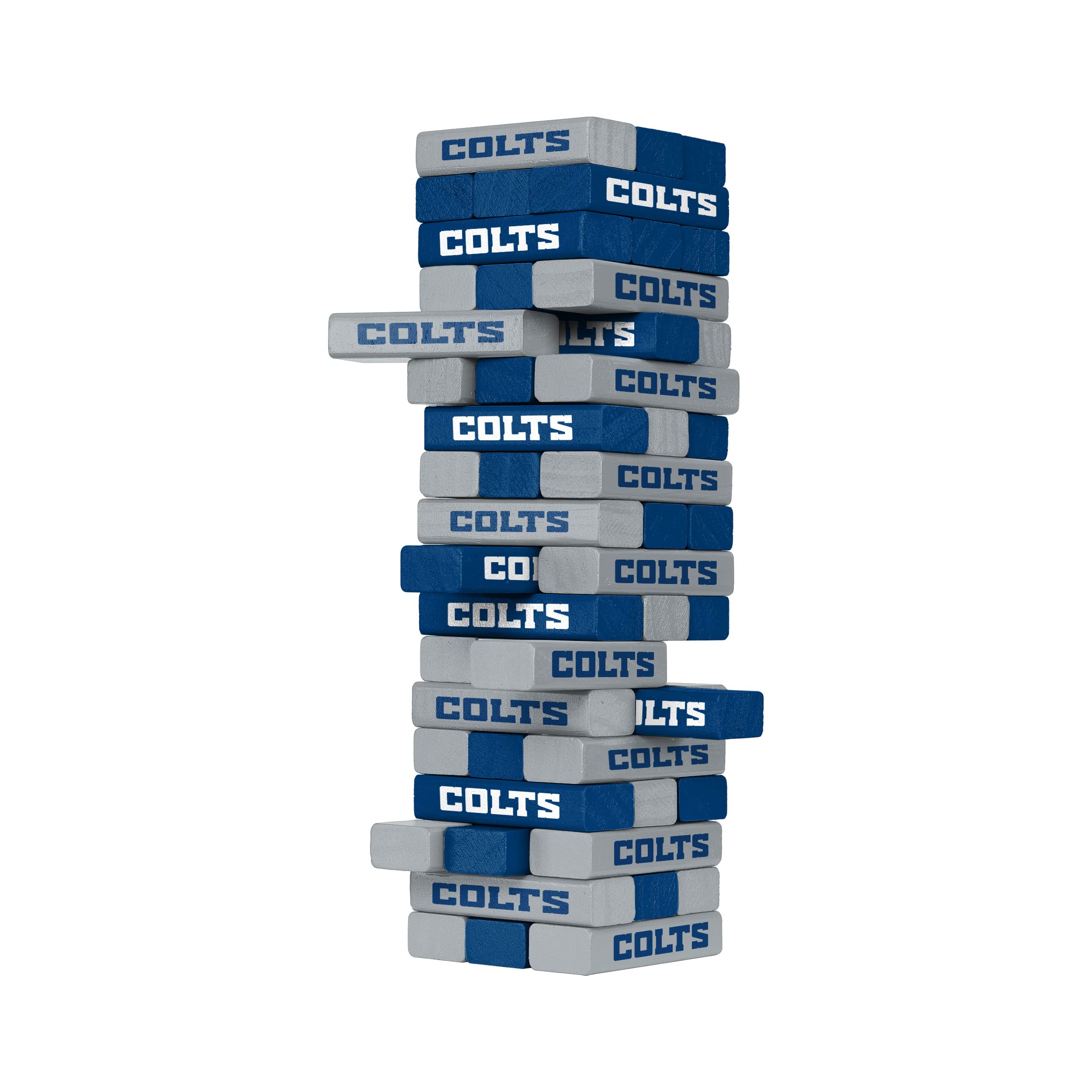 FOCO unisex adult NFL Team Logo Stackable Blocks Game, Team Color, 9-606 US