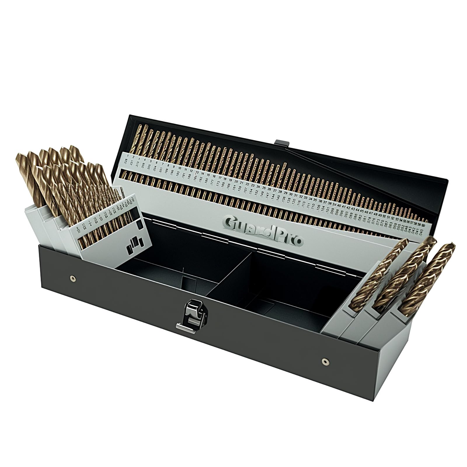 GuardPro 115Pcs Cobalt Drill Bits Set