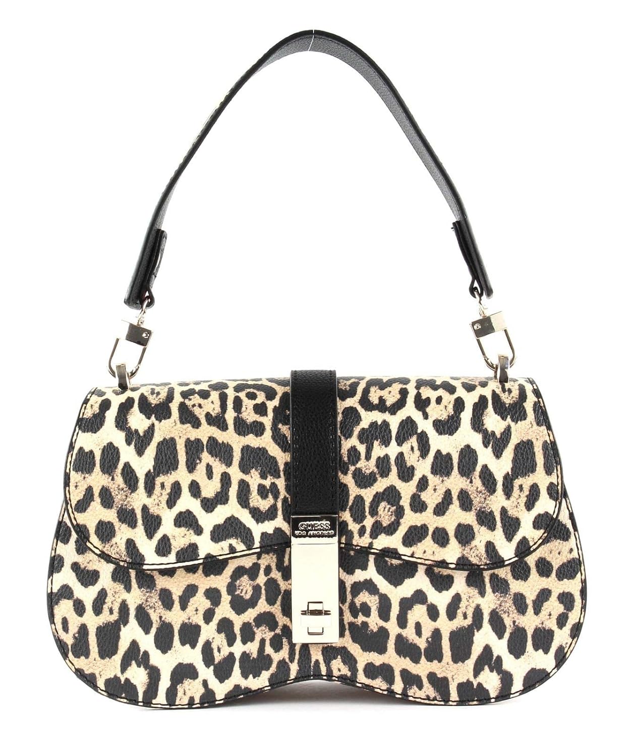 Buy GUESS Asher Shoulder Bag Leopard One Size at Amazon.in