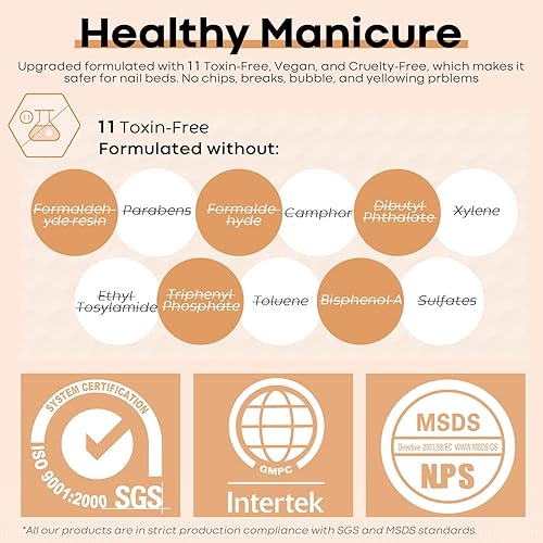 Miniatura 7 de Esmalte de uñas de gel color marrón de madera, 1 pieza de 15 ml, ideal para sala de uñas, o hacerlo en casa, con juego de regalo de belleza de