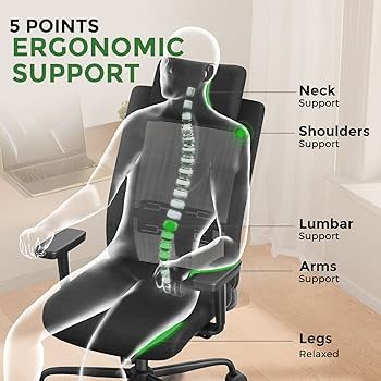 Amazon.com: Ergonomic Office Chair 350LBS Capacity - 90-135