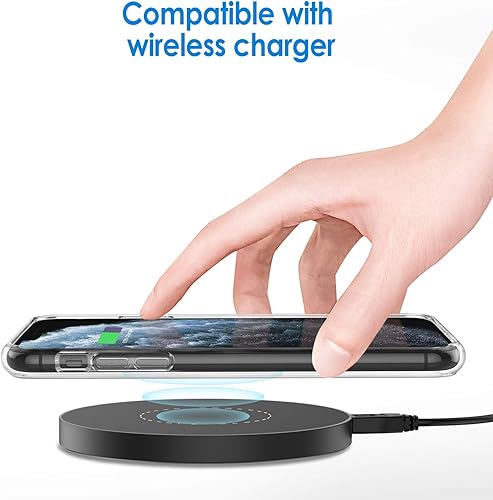 Miniatura 4 de JETech - Funda para iPhone 11 Pro Max (2019), 6.5 pulgadas, cubierta a prueba de golpes, parte trasera transparente anti-rayones