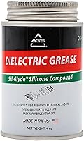 Vista 1 de AGS Soluciones Automotrices Compuesto de Grasa Dieléctrica de Silicona en Lata con Cepillo para Todos los Componentes y Conectores Eléctricos, 4oz