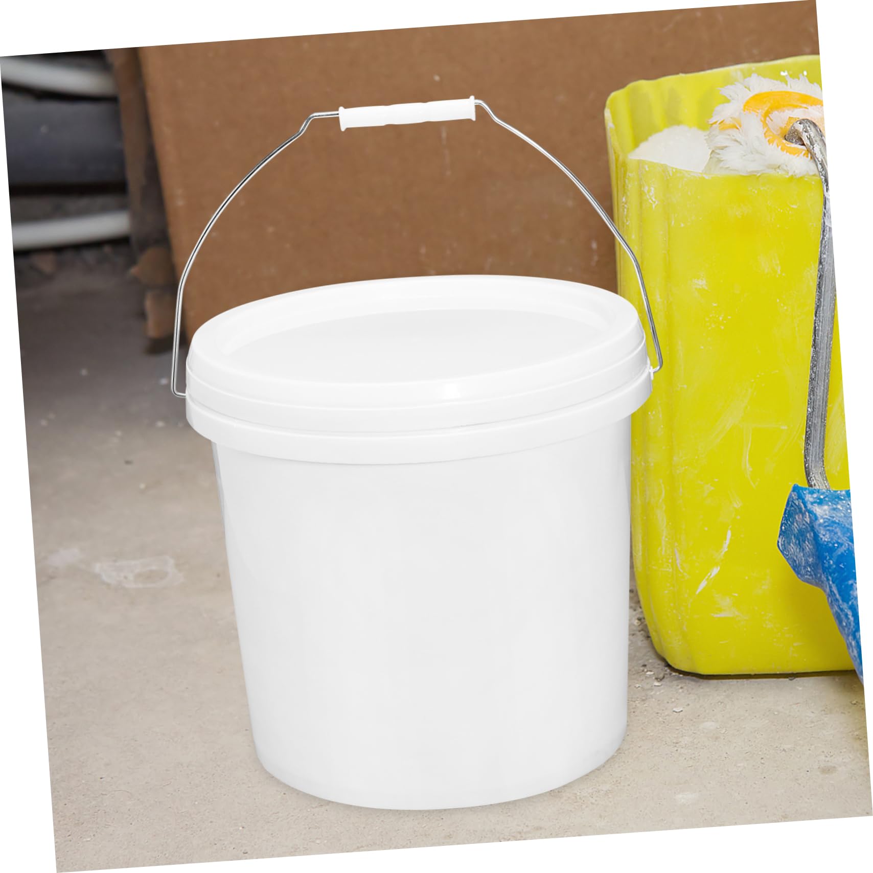 FOMIYES Ice Bucket Lid Creative Water Barrel Large Capacity Milk Bucket for Home Kitchen Use