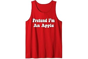 Pretend I'm An Apple Halloween Costume Adults, Kids Tank Top